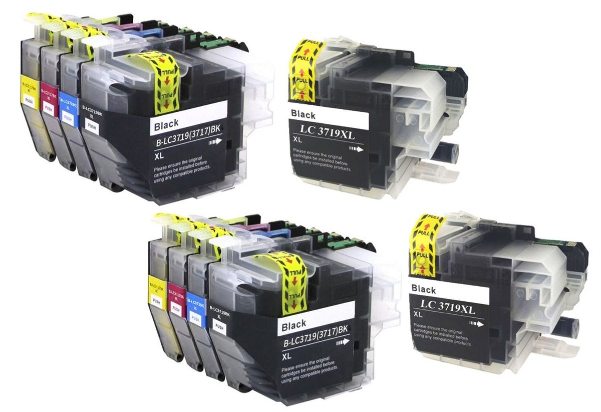 s-zoom.filetakealot-72995430-1.jpg Brother LC3719XL / LC-3719 Twin Multipack + 2 x Extra Black - Compatible - Image 1