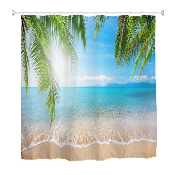 s-zoom.filetakealot-73022249-1.jpg Shower Curtain Modern Custom Design - Island - Image 1