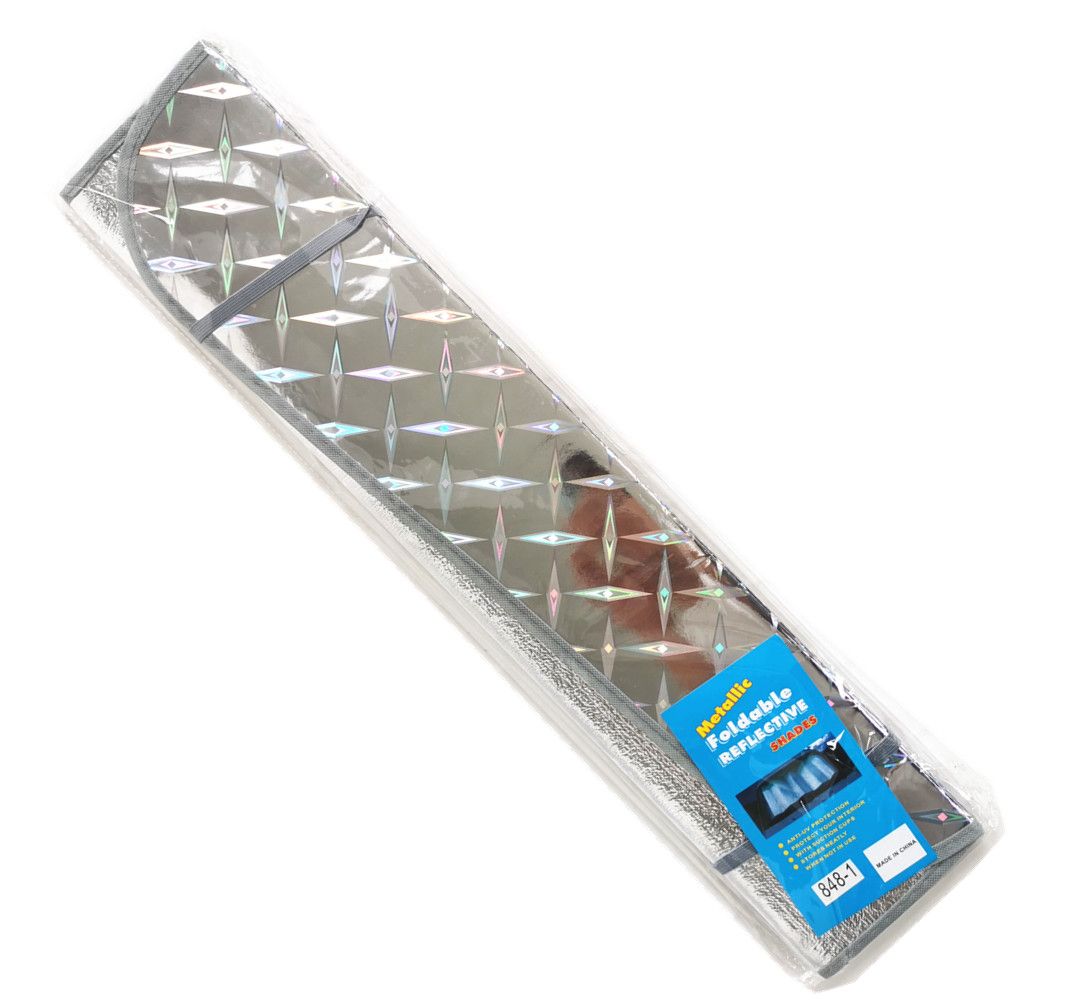 s-zoom.filetakealot-73617362-1.jpg Sun Shade Sun Visor For Car Windscreen Reflector 67% More Heat - 70x146cm - Image 1