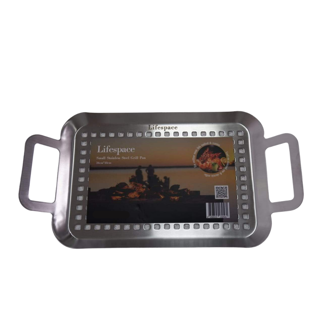 s-zoom.filetakealot-73750170-1.png Lifespace Stainless Steel Braai Pan - Small - Image 1
