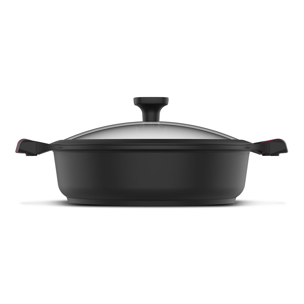 s-zoom.filetakealot-90145228-1.jpg Taurus Pot Cast Aluminium Black 4.1L "Great Moments - Cacerola Baja 28cm" - Image 1