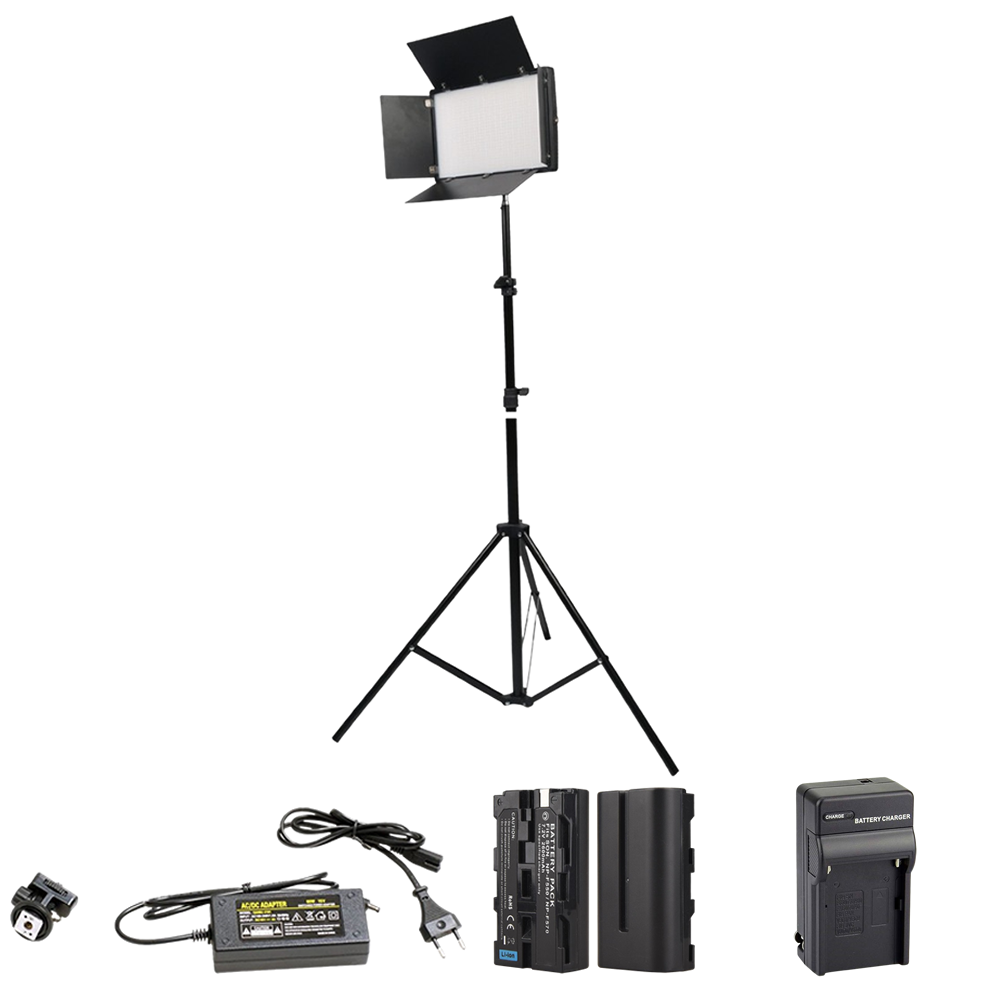 s-zoom.filetakealot-90593898-1.png Rechargeable Video Led Light Kit – Pro LED 800 Photography (3200 - 6500K) - Image 1