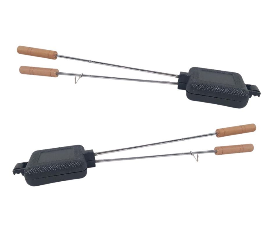 s-zoom.filetakealot-91013114-1.jpg Lifespace Braai / Stove Top Cast Iron Toasted Sandwich & Pie Maker - 2 Pack - Image 1