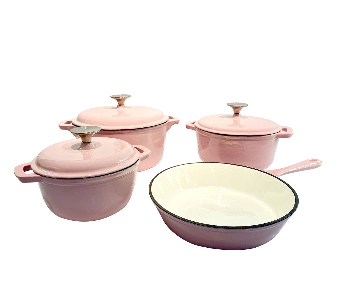 s-zoom.filetakealot-91076701-1.jpg 7 Piece Cast Iron Cookware Pot Set - Image 1