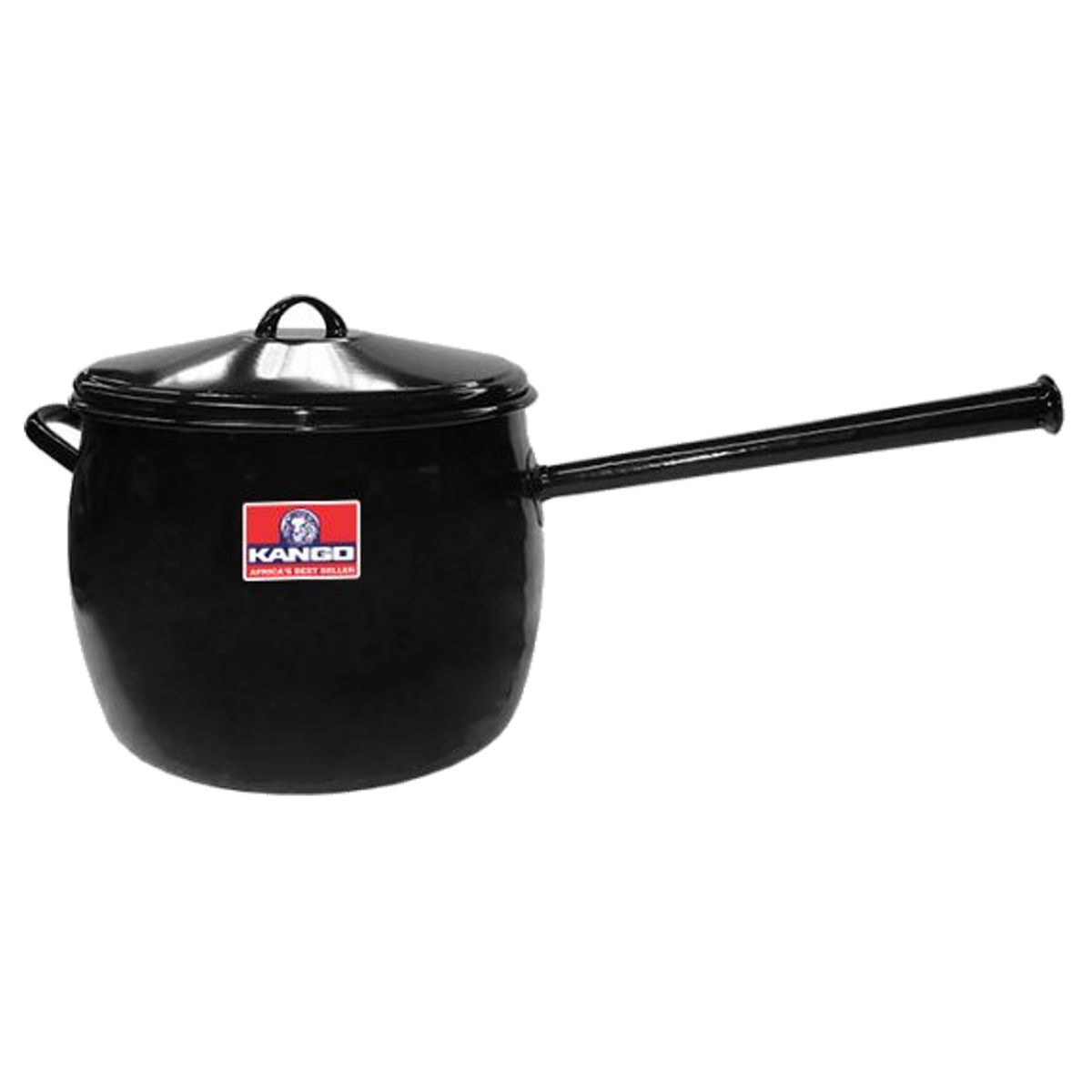 s-zoom.filetakealot-91095841-1.jpg Kango Bellied Pot 8.5L- Black - Image 1