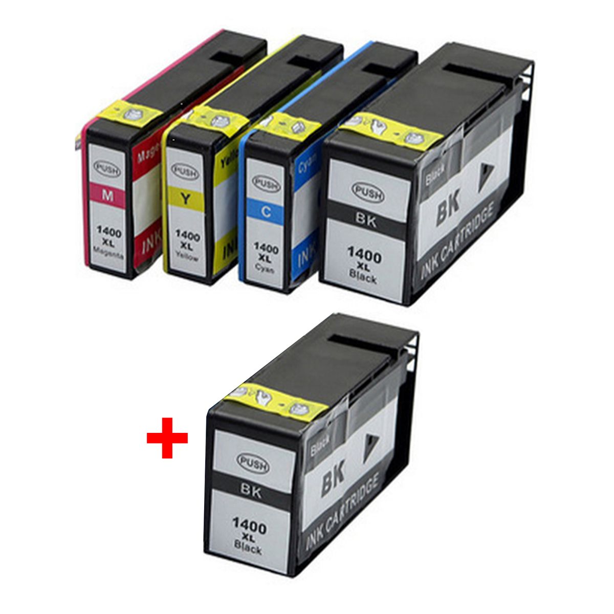 s-zoom.filetakealot-91497145-1.jpg INKWAREHOUSE Ink Multipack Compatible with CANON PGI-1400XL + 1x1400 Black - Image 1