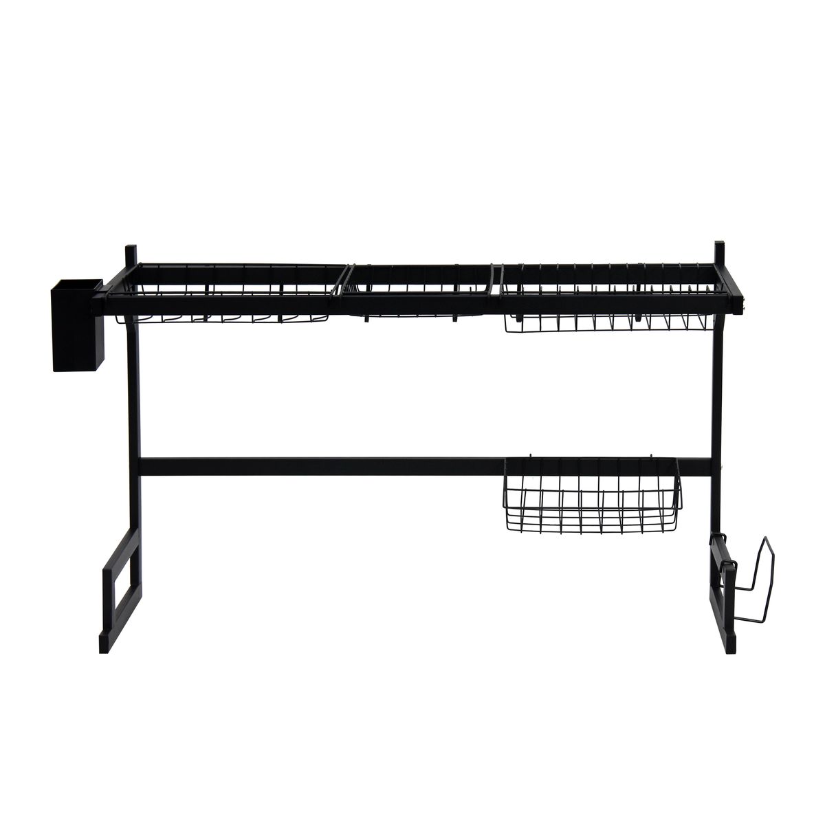 s-zoom.filetakealot-92571708-1.jpg Fine Living Over-Sink Space Saver Dish Drying & Kitchen Storage Rack - Image 1