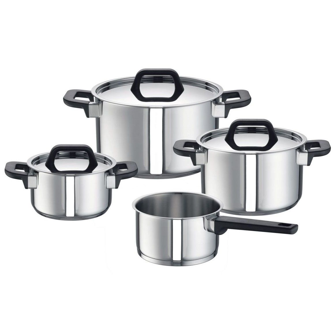 s-zoom.filetakealot-92651869-1.jpg ROHE Casserole Pots with Lids and Saucepan: Max 4-Piece Set - German Brand - Image 1
