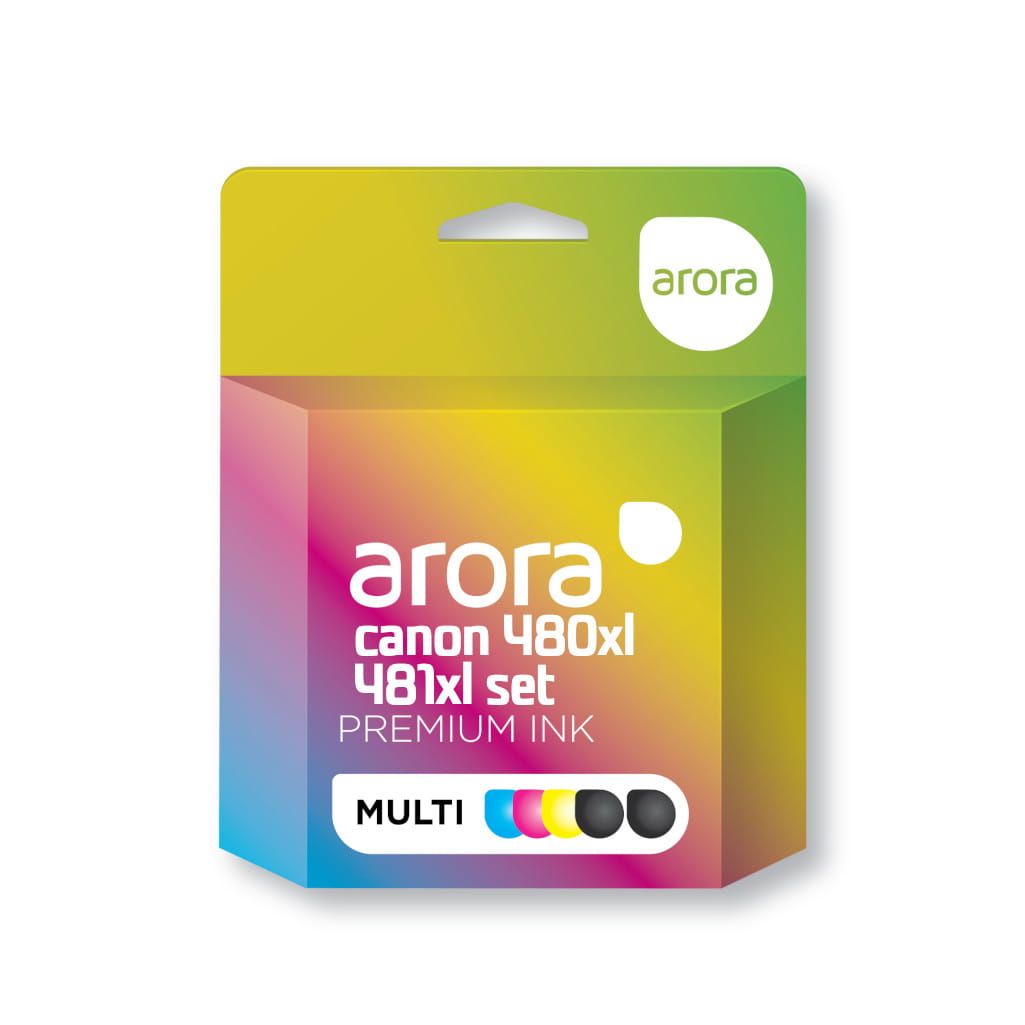 s-zoom.filetakealot-93261898-1.jpg Canon 480XL Black 481XL Black / Cyan/ Magenta / Yellow Compatible Multipack - Image 1