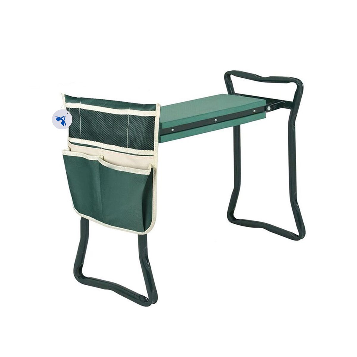 s-zoom.filetakealot-94800980-1.jpg Foldable Garden Kneeler Bench Stool Seat Pad with Tool Pouch - Image 1