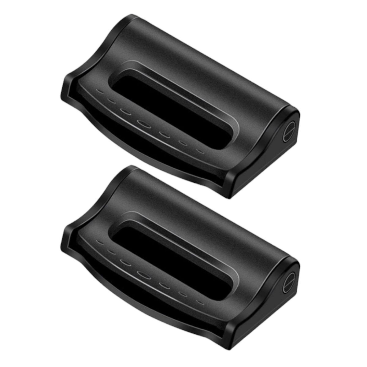 s-zoom.filetakealot-95699540-1.jpg ABS Car Seat Belt Adjuster - Shoulder And Neck - Black - Set Of 2 - Image 1