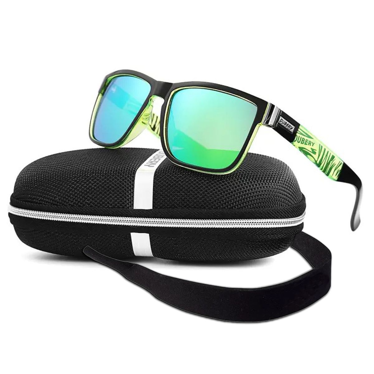 s-zoom.filetakealot-95882853-1.jpg Dubery Polarised UV400 Unisex Multifunctional Vintage Trendy Sunglasses - Image 1