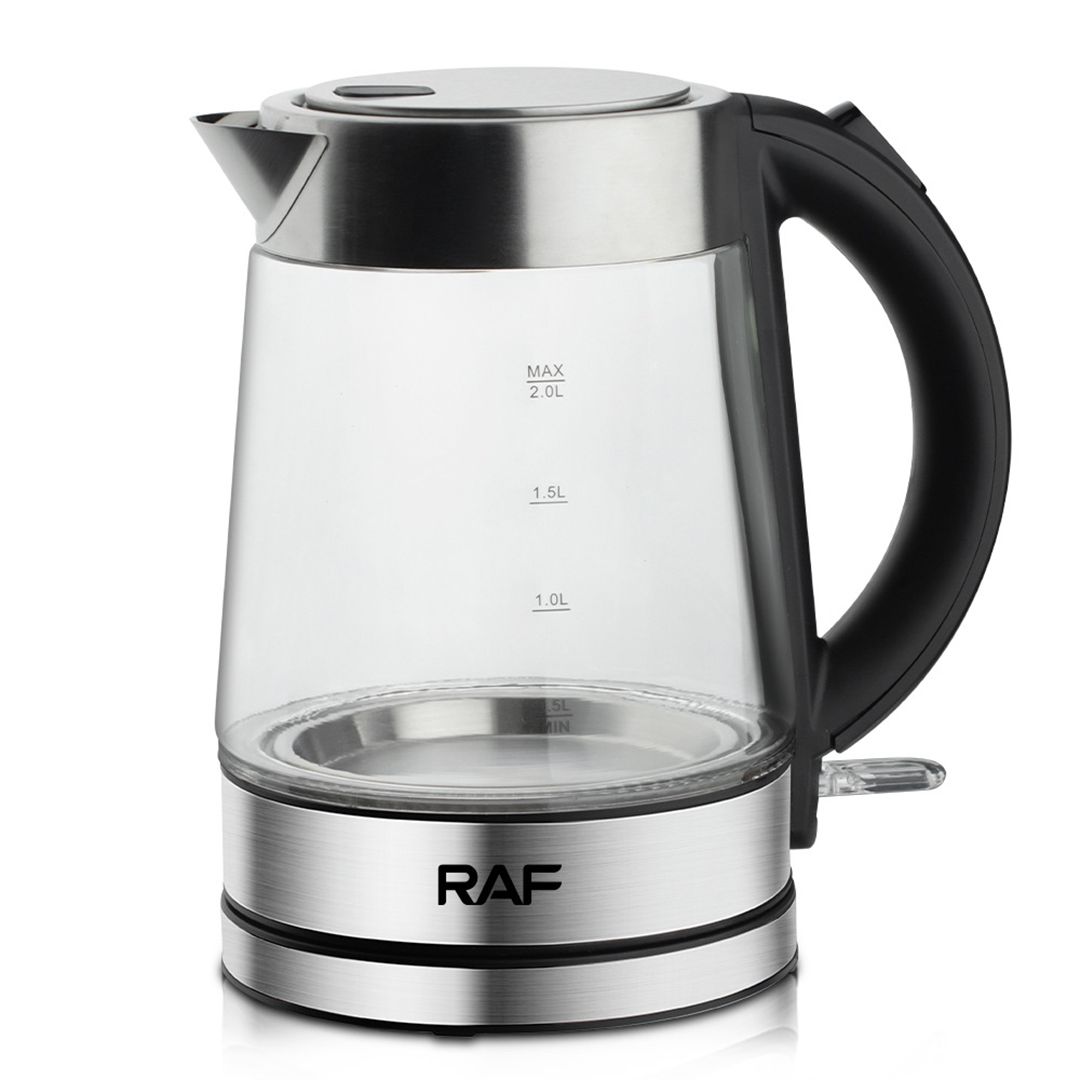 s-zoom.filetakealot-95930509-1.jpg RAF 2.0-Liter Glass Kettle Fast Boiling With LED Indicator - Image 1