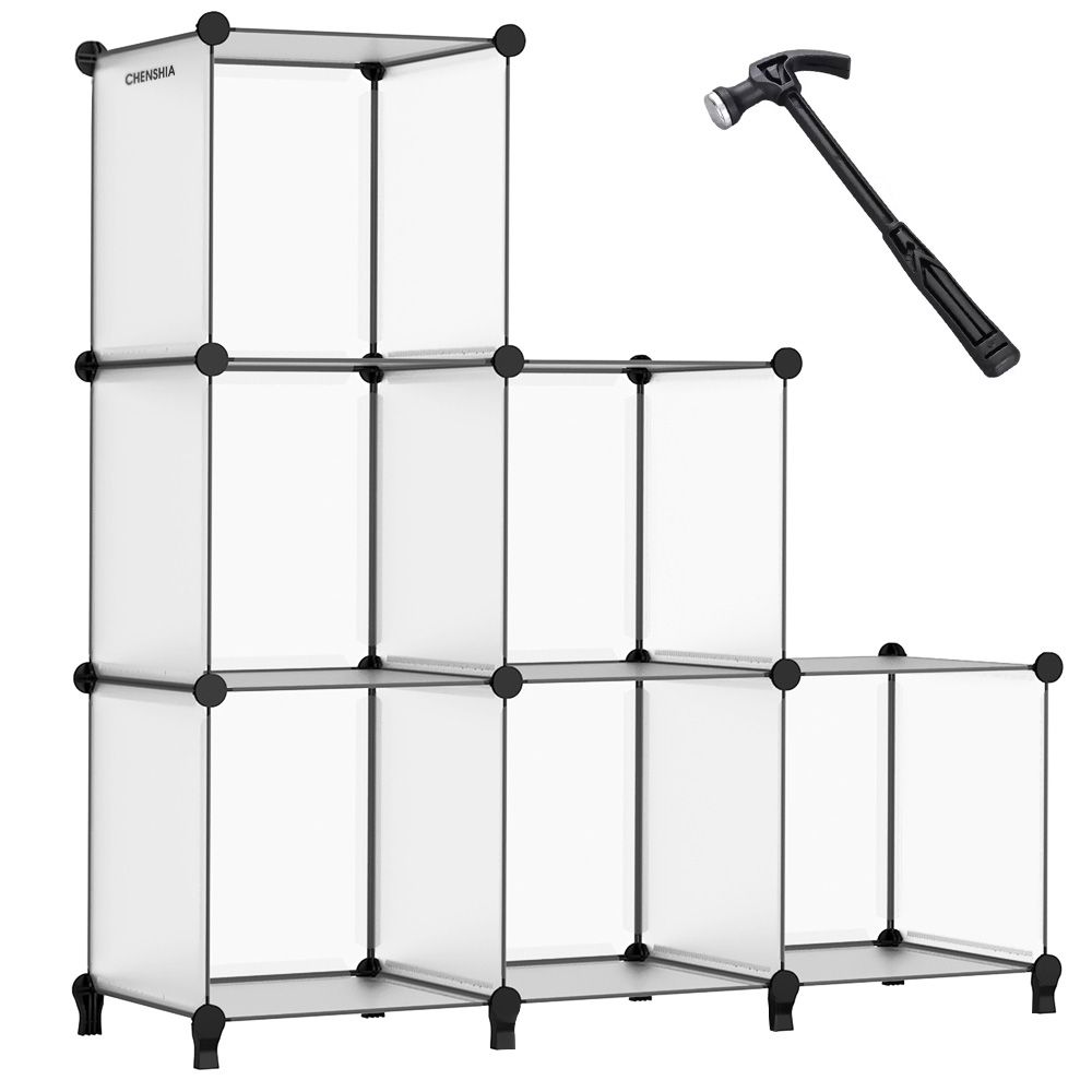 s-zoom.filetakealot-95944976-1.jpg Chenshia 6 Cube DIY Storage Organizer Storage Cubes Modular Storage Shelves - Image 1
