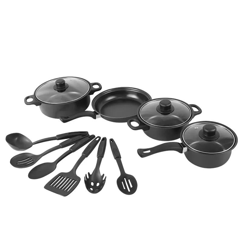 s-zoom.filetakealot-95960574-1.jpg Stainless Steel Cookware 13 Pieces Set CLK - Image 1