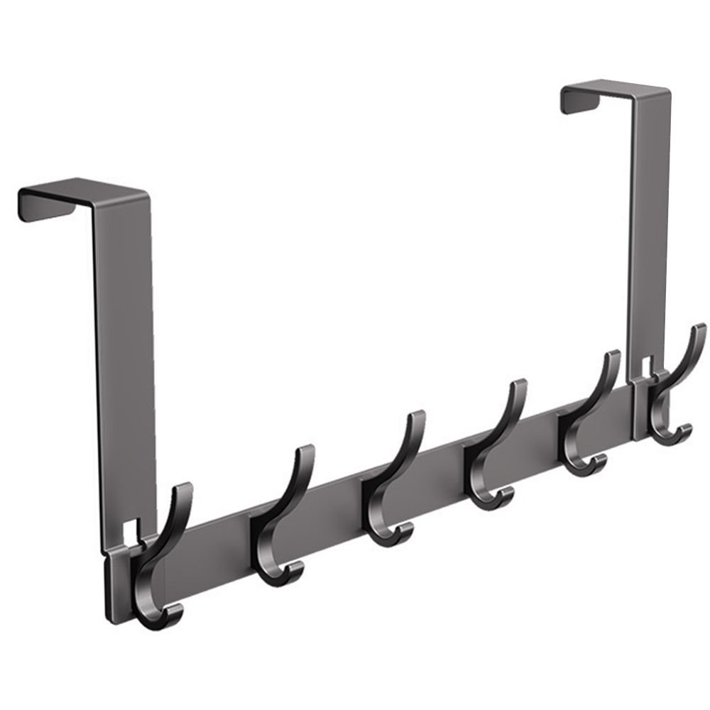 s-zoom.filetakealot-96245250-1.jpg Chenshia Metal Hanger Over Door Hook Door Towel Rack Bathroom Door Hanger - Image 1