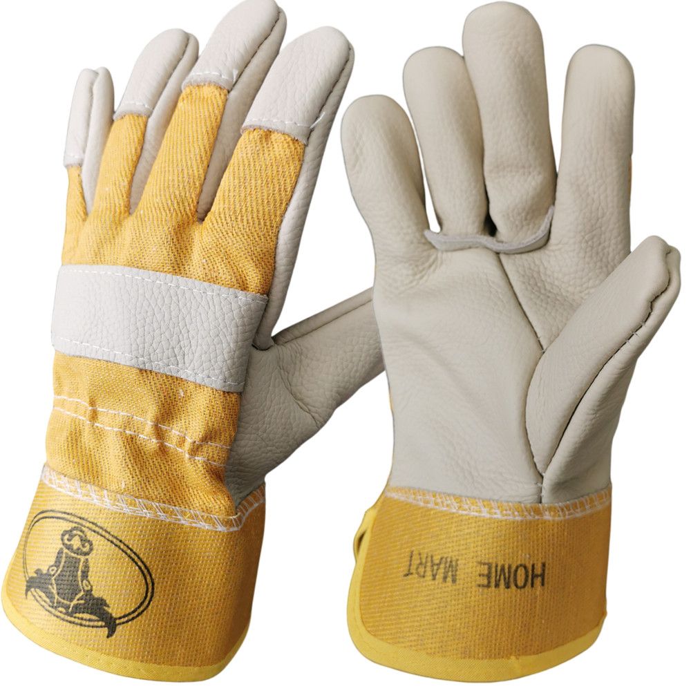 s-zoom.filetakealot-96908177-1.jpg Braai Gloves Genuine Leather Cowhide Heat Resistant Welding Gloves - Image 1