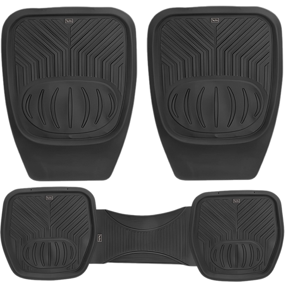 s-zoom.filetakealot-97264961-1.png Topika - 5 - piece Rubber Car Floor Mats, Universal Fit for Sedan, SUV, Truck - Image 1
