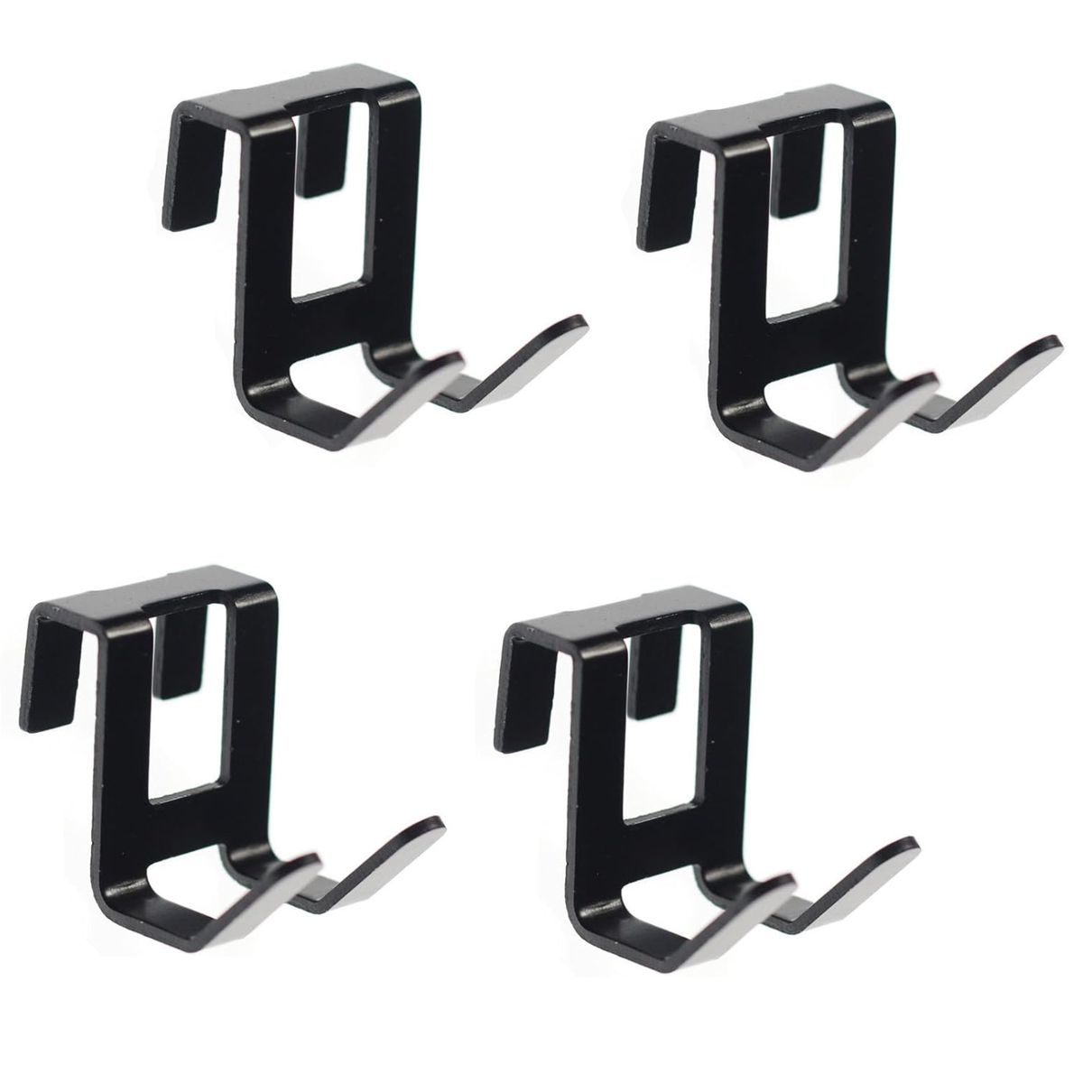 s-zoom.filetakealot-97286948-1.jpg Essential ShowerCaddy Bathroom Shower Organization Metal Wall Hooks 4 Pack - Image 1