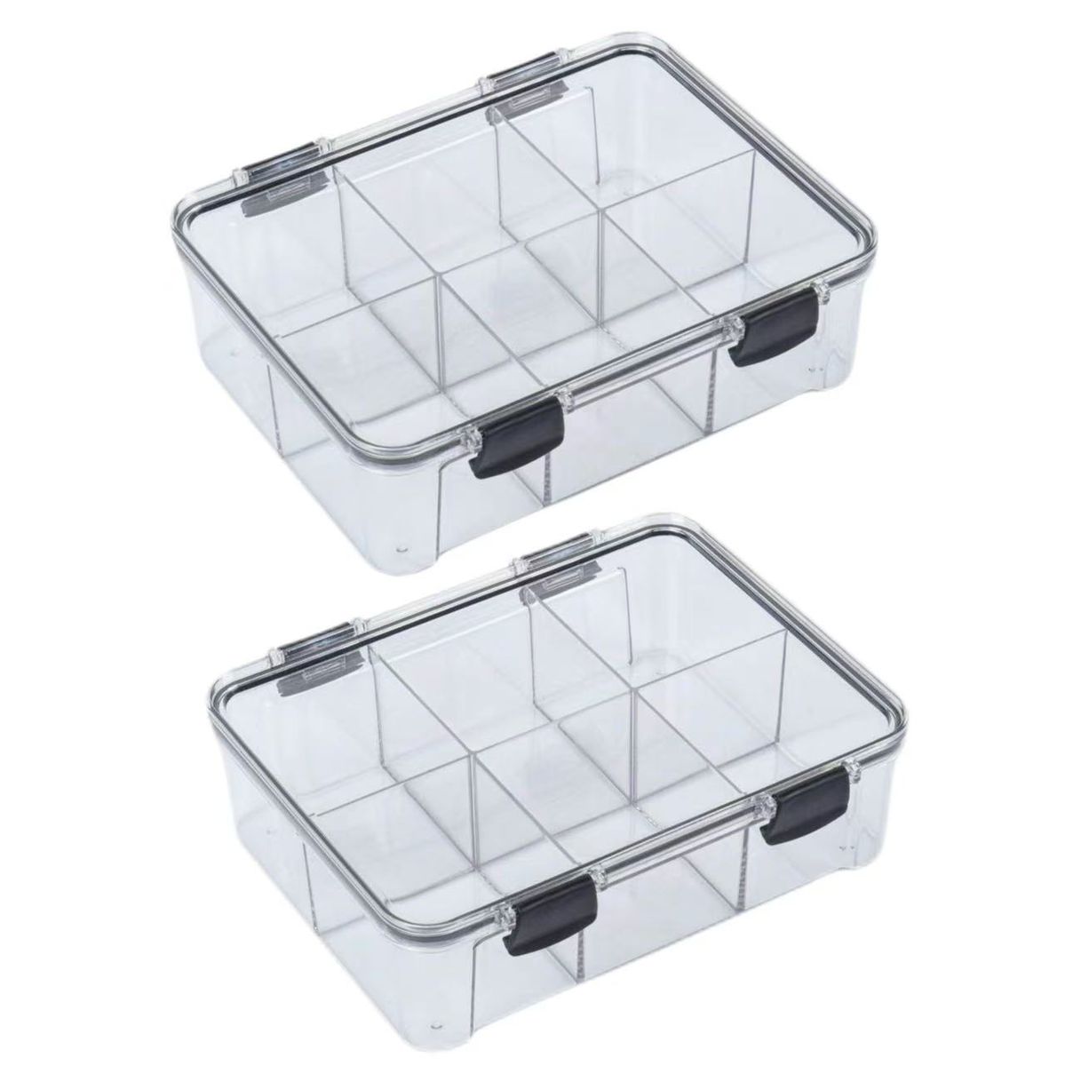 s-zoom.filetakealot-97592595-1.jpg 2 Pack Multi-purpose Grid Storage Containers - Image 1