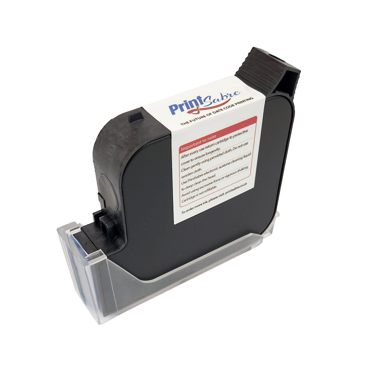 s-zoom.filetakealot-98014950-1.jpg PrintSabre - Online Date Code Printer Cartridge - One Inch Black (25mm) - Image 1