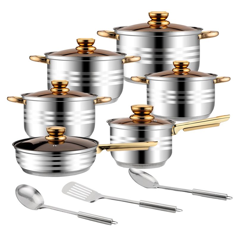 s-zoom.filetakealot-98049604-1.jpg 15 Piece Cookware Pot Set -CDH-001A - Image 1