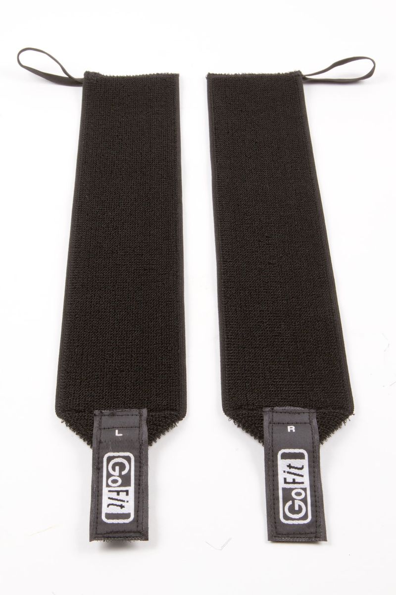 s-zoom.filetakealot-98254471-1.jpg GoFit Elastic Fitness Training Wrist Supports - Black - Image 1