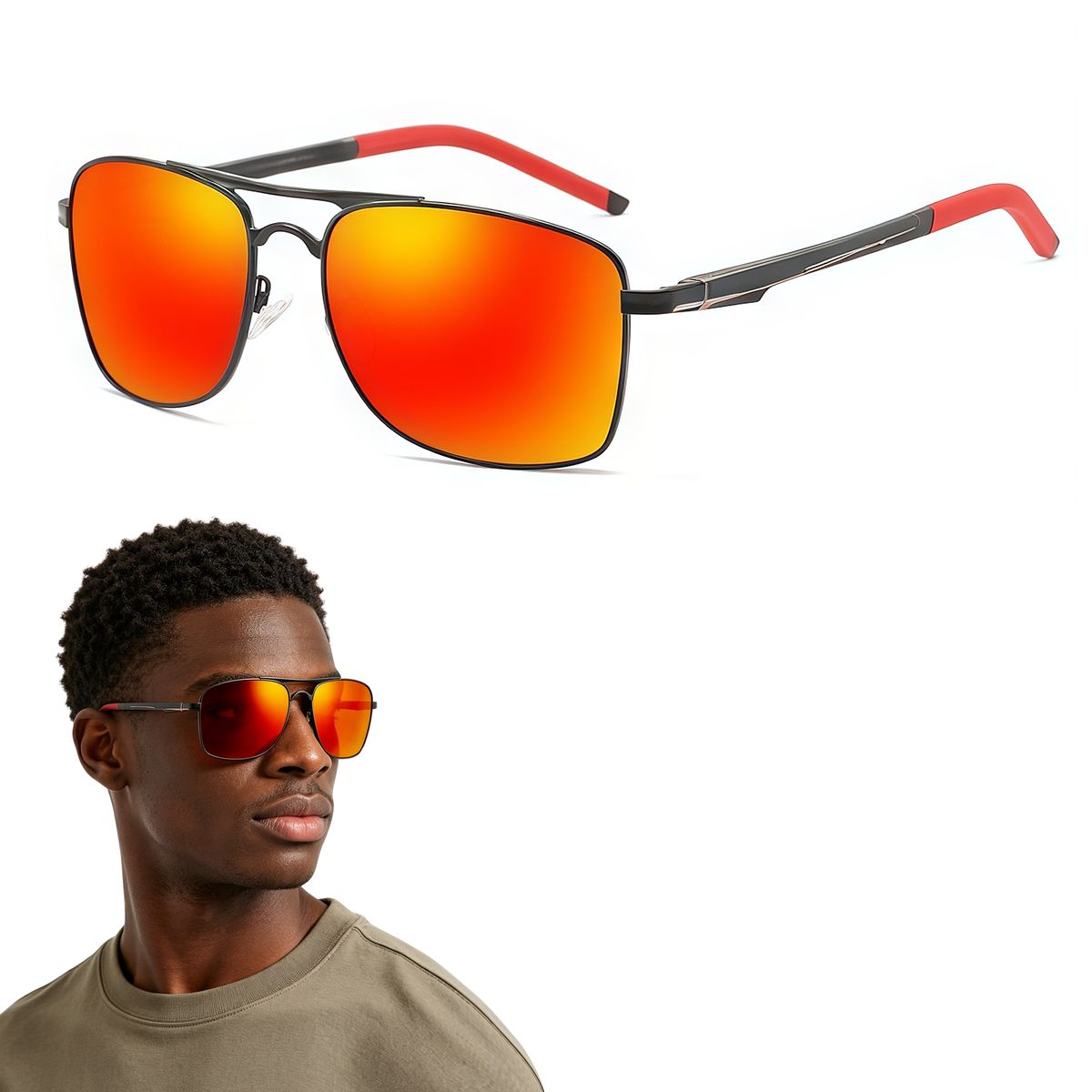 s-zoom.filetakealot-98432275-1.jpg Classic Unisex Polarized Sunglasses Series - Colorful Film Glasses - Image 1