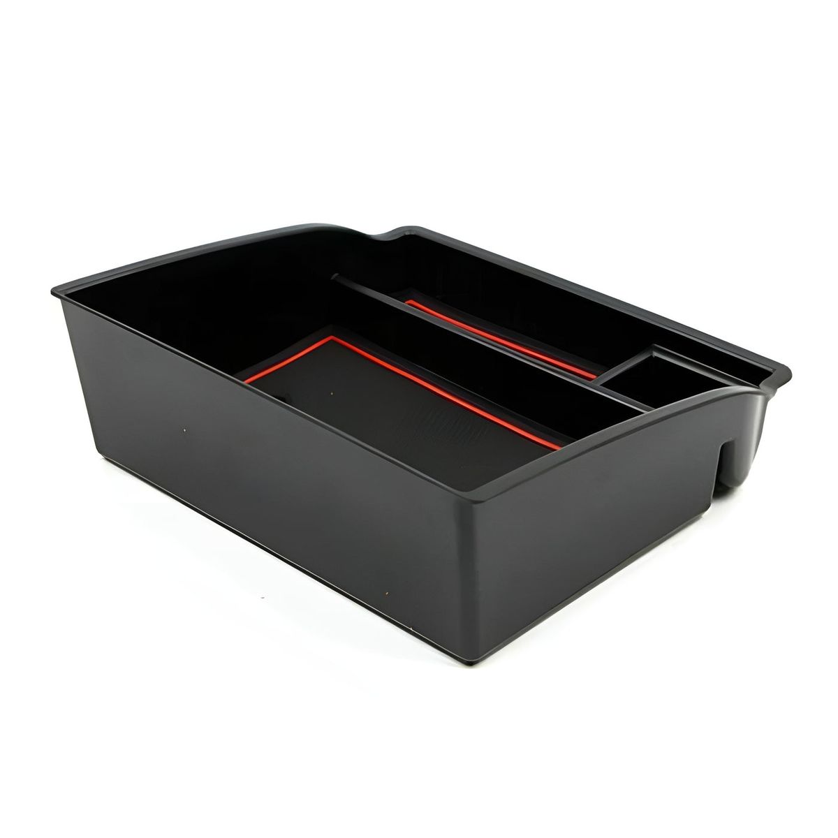 s-zoom.filetakealot-98435930-1.jpg 17cm SUV Car Armrest Center Console Storage Box Organizer - Black - Image 1