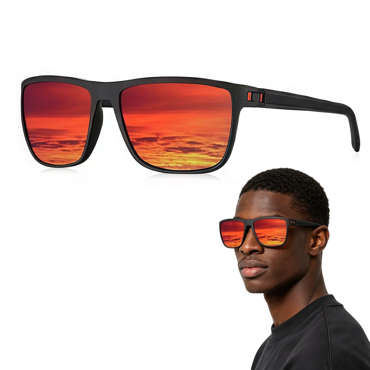 s-zoom.filetakealot-98496237-1.jpg Polarized Sunglasses with UV Protection for Men-for Driving Lightweight - Image 1