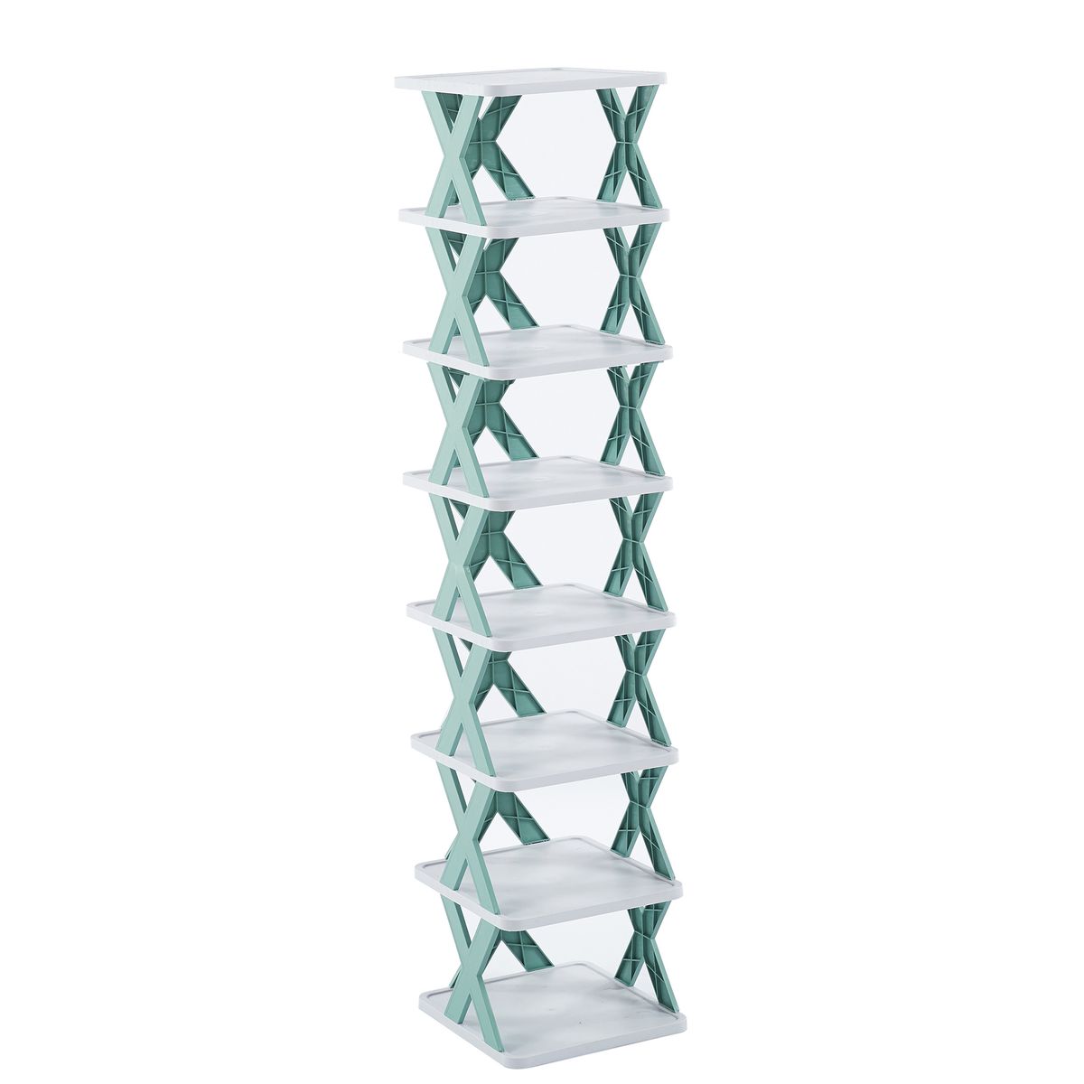 s-zoom.filetakealot-98580132-1.jpg Shoe Storage Organizer Rack Portable Folding Shoe Shelf - 8 Tier - Image 1