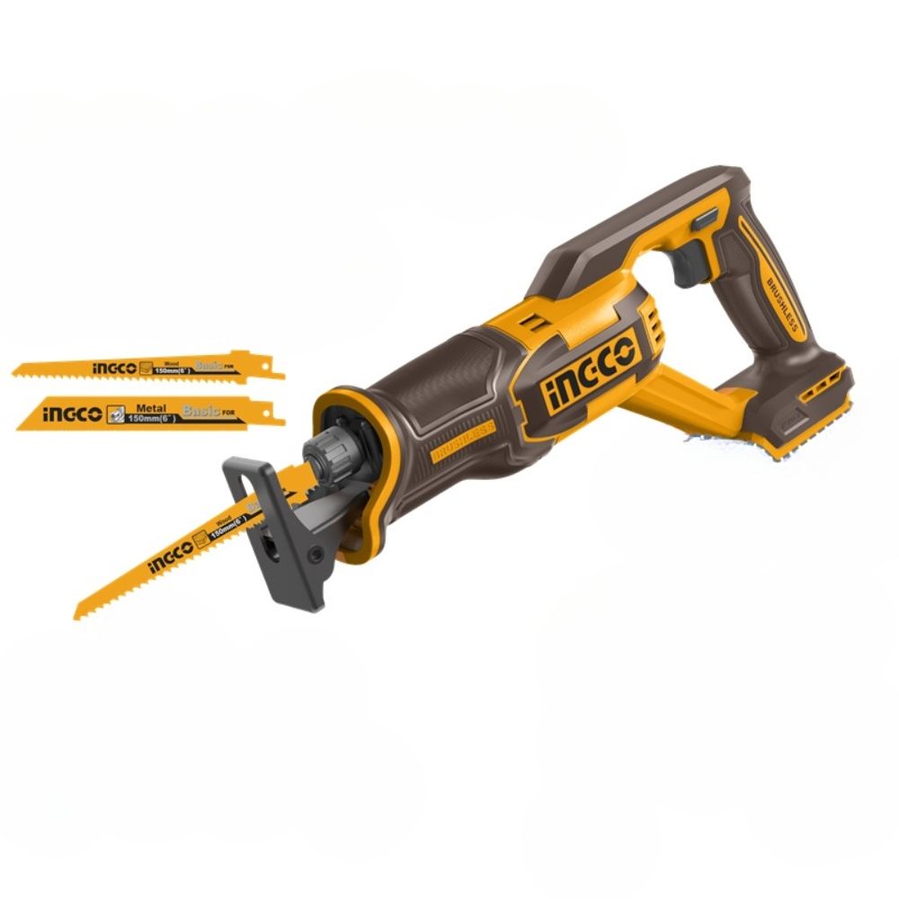 s-zoom.filetakealot-98591754-1.jpg Ingco - Powerful Cordless Reciprocating Saw with 2 Blades - Tool Only - Image 1