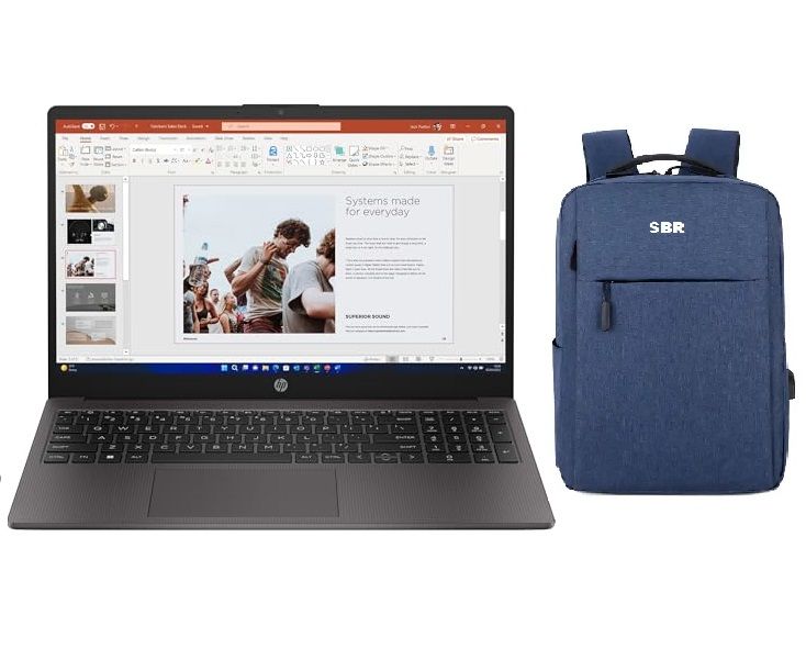 s-zoom.filetakealot-98665681-1.jpg HP 15.6' FHD Celeron N100 8GB RAM 256GB SSD Notebook-SBR Backpack - Image 1
