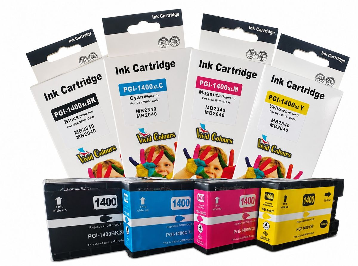 s-zoom.filetakealot-98730879-1.jpg Vivid Colours Compatible with Canon PGI-1400XL /1400 Ink Cartridges -set - Image 1