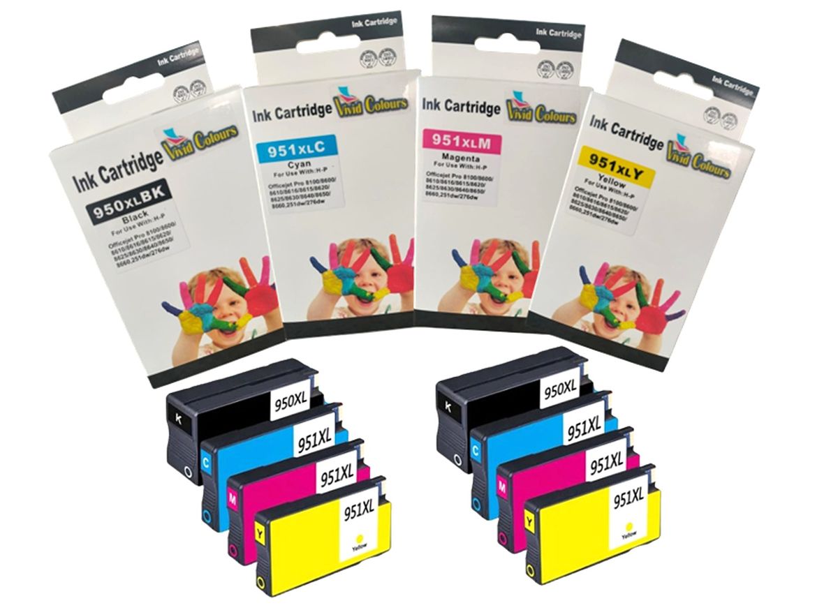 s-zoom.filetakealot-98732515-1.jpg Vivid Colours Compatible With HP 950XL / 951XL / 950 / 951 x2 Sets - Image 1