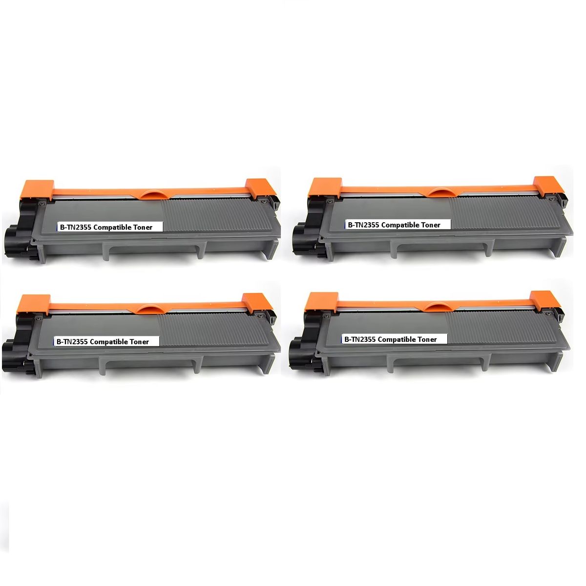 s-zoom.filetakealot-98951916-1.jpg Compatible Toner is compatible with Brother TN2355/2355 Black - Pack of 4 - Image 1