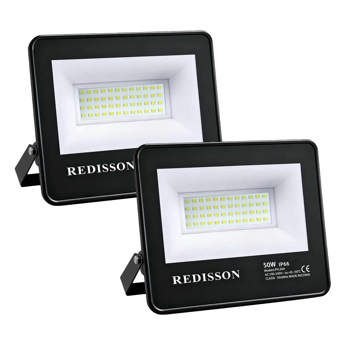 s-zoom.filetakealot-99477909-1.jpg Redisson 2 Pack 50W LED Floodlight IP66 Waterproof Flood Light for Outdoor - Image 1