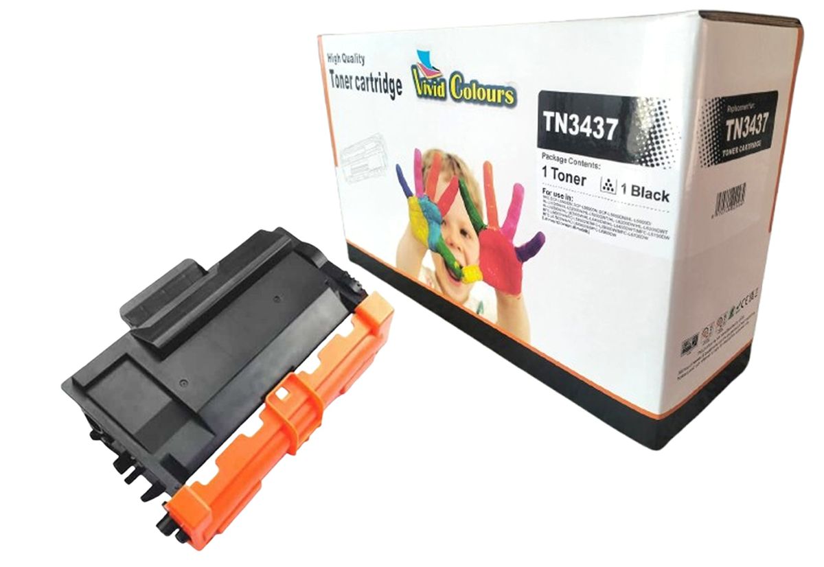 s-zoom.filetakealot-99673001-1.jpg Vivid Colours Compatible with - Brother TN-3437 Black Laser Toner - Image 1