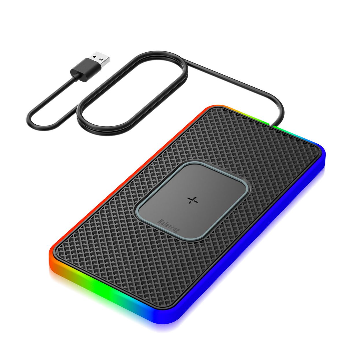 s-zoom.filetakealot-99693018-1.jpg 20W In-car Mobile Phone Wireless Fast Charger with Ambient Lighting - 1m - Image 1