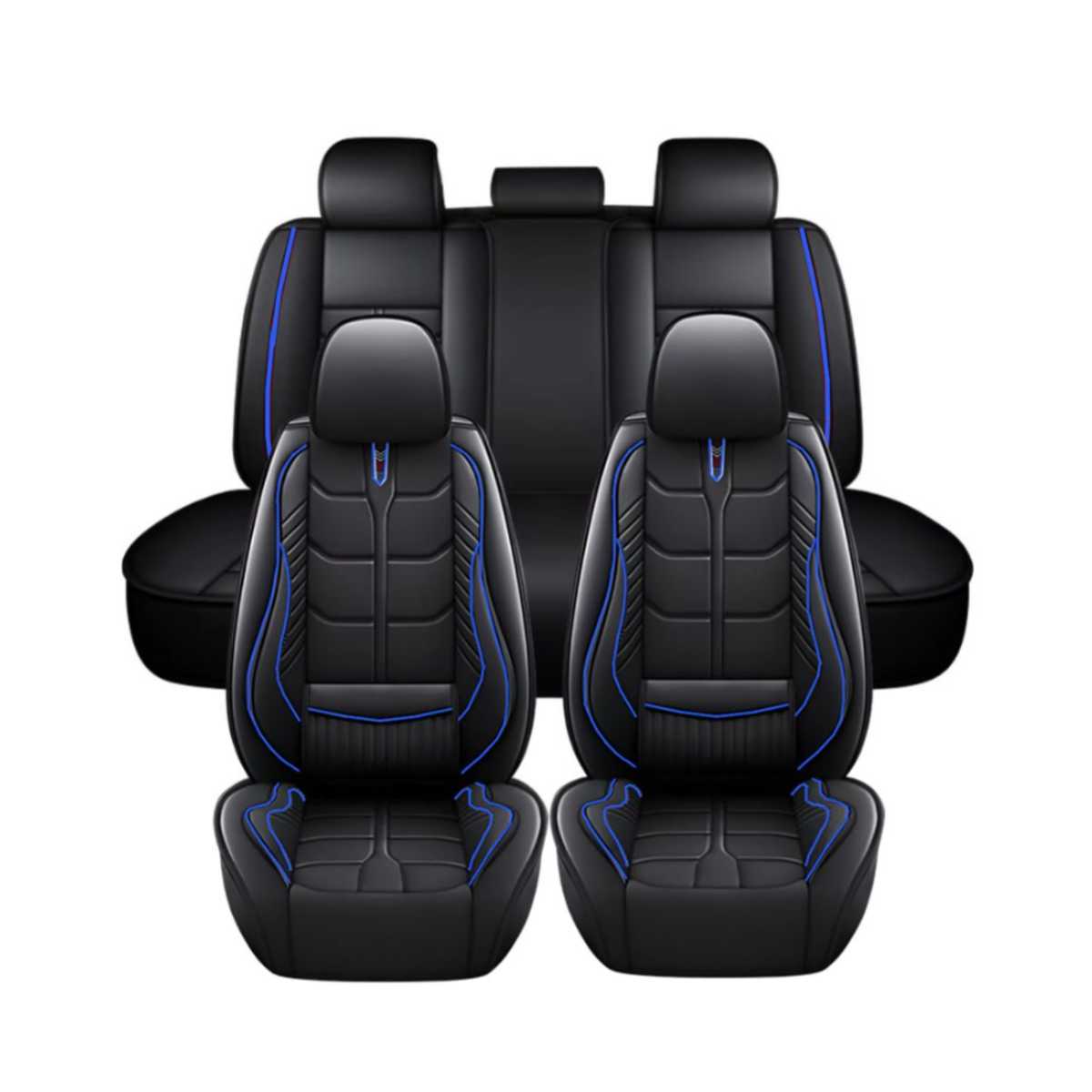 s-zoom.filetakealot-99813366-1.png Full Set Universal PU Leather Anti-Slip Car Seat Covers - Image 1