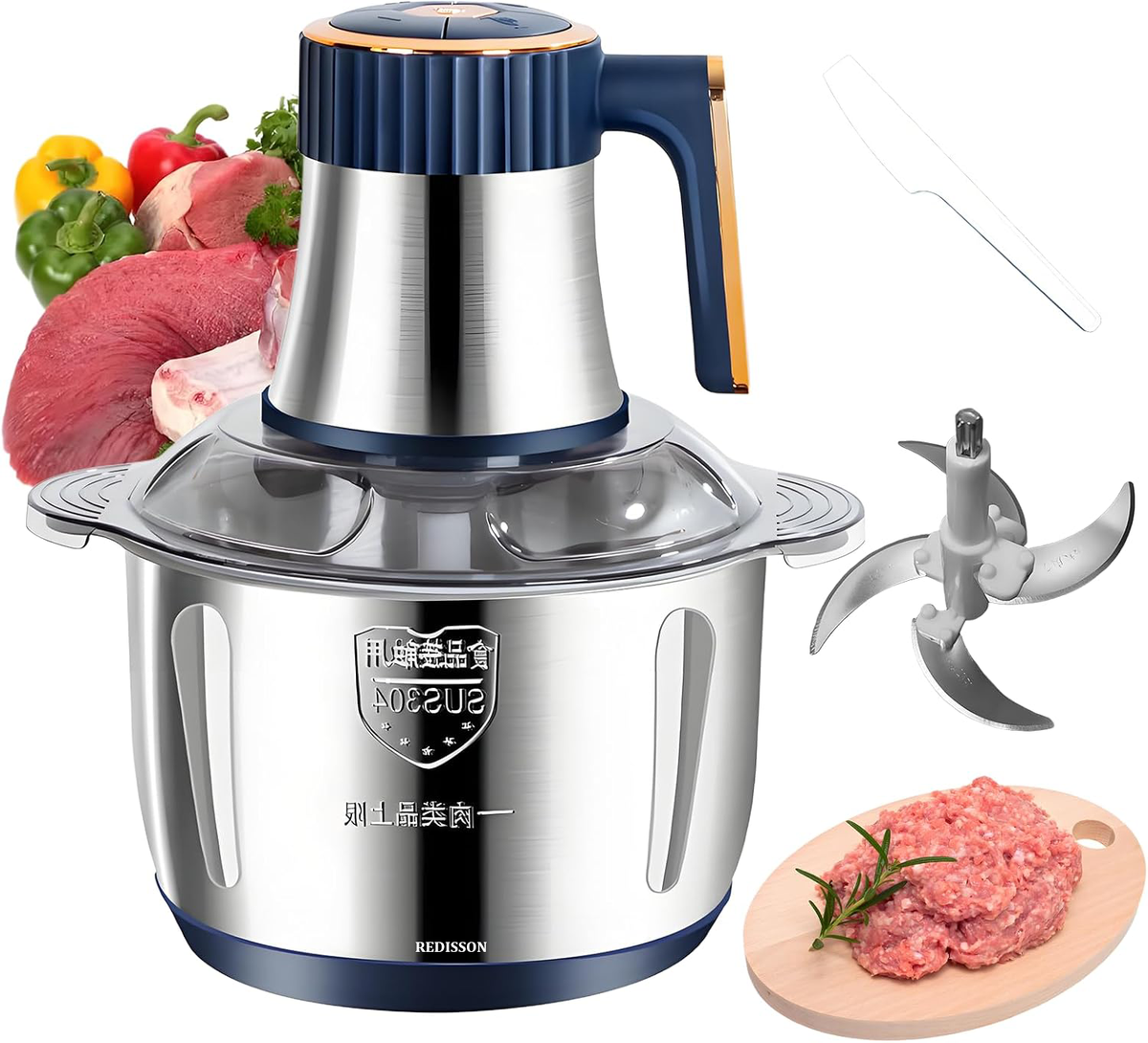 s-zoom.filetakealot-99933541-1.png 5L Food Processors, Electric Food Chopper with Meat & Vegetable Grinder - Image 1