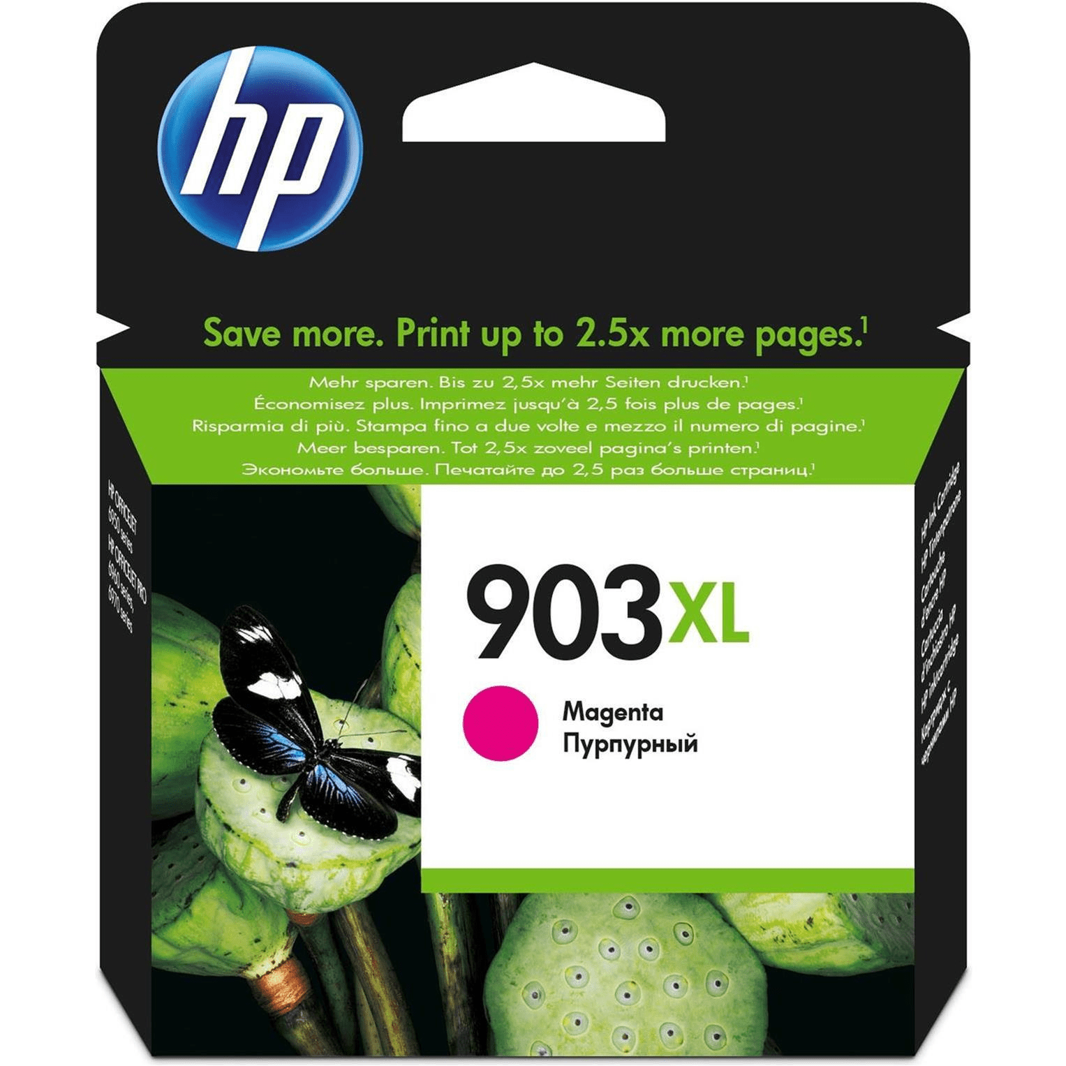 t6m07ae-ink-20693238775972.png HP 903 High Yield Original Magenta Ink Cartridge For HP Officejet 6900 - Image 1
