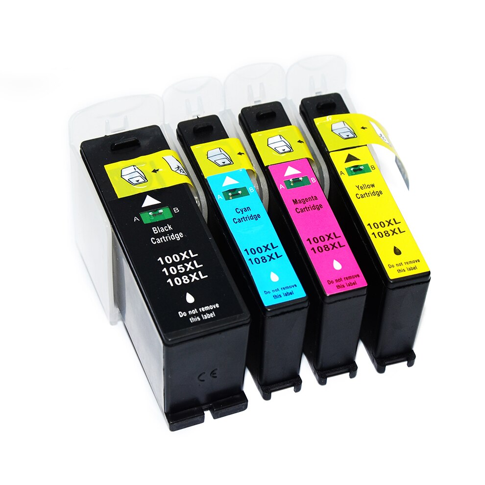 vilaxh-For-Lexmark-100-100XL-Ink-Cartridge-for-Lexmark-s305-s308-s505-s508-s605-pro708-pro205.jpg Lexmark 100XL Generic Ink Cartridges *Value Pack* - Image 1