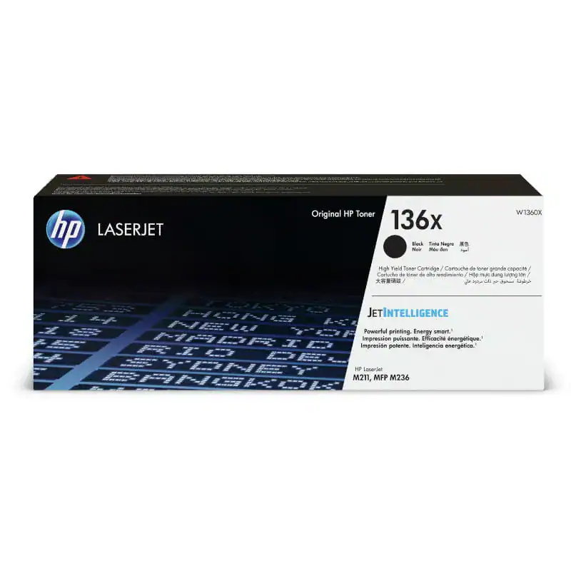 w1360x-1_b7vr.webp Original HP 136X Black High Yield LaserJet Toner Cartridge (W1360X) for HP LaserJet M211, MFP M233, M234 & M236 Series Printers - Image 1