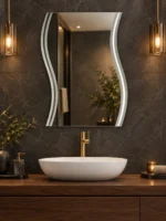 Design House Wave Mirror (600 x 800mm) - Image 3