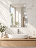 Design House Wave Mirror (600 x 800mm) - Image 4